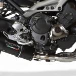 Scarico GPR compatibile con Yamaha Mt-09 2014-2020 - Furore Nero