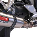 Scarico GPR compatibile con Yamaha Fz.1 - Fazer 1000 2006-2014 - Gpe Ann. titanium