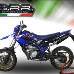 Scarico GPR compatibile con Yamaha Wr 125 R 2009-2011 -  Furore Nero -  Scarico omologato -  silenziatore con db killer estraibile e raccordo specifico