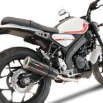 Scarico GPR compatibile con Yamaha XSR 125 2021-2025 - M3 Poppy 