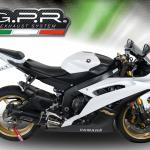 Scarico GPR compatibile con Yamaha Yzf R6 2006-2020 - Furore Nero