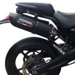 Scarico GPR compatibile con Yamaha MT03 660 2006-2013 -  Furore Nero -  Coppia di terminali di scarico omologati -  forniti con db killer removibile -  catalizzatori e raccordi specifici