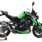 Scarico GPR compatibile con Kawasaki Z 900 E 2020-2024 -  Gpe Ann. titanium -  Scarico omologato -  silenziatore con db killer estraibile e raccordo specifico