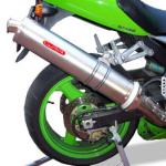 Scarico GPR compatibile con Kawasaki ZX-12R 2000-2006 - Inox Tondo
