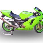 Scarico GPR compatibile con Kawasaki ZX-12R 2000-2006 - Inox Tondo